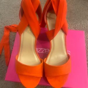 Sold**Lace up heels